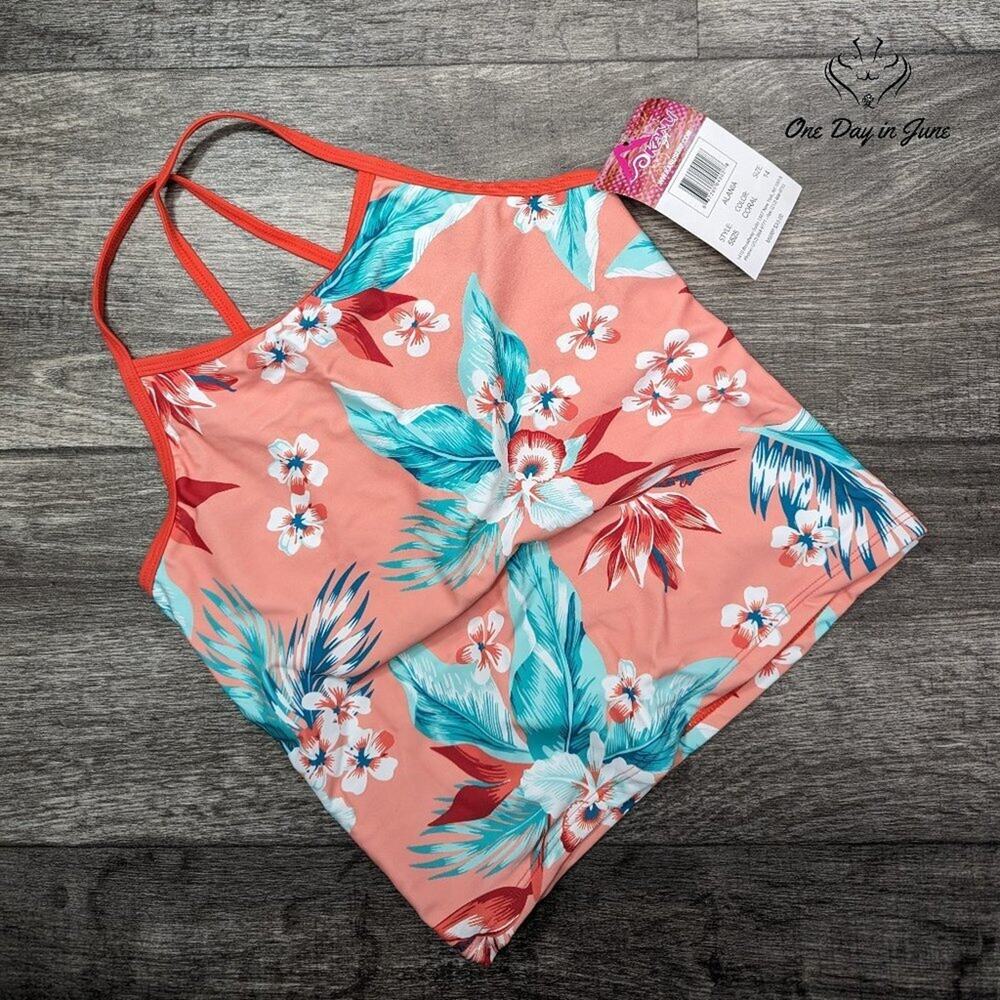 Kanu Surf Alania Tankini Top Size 14